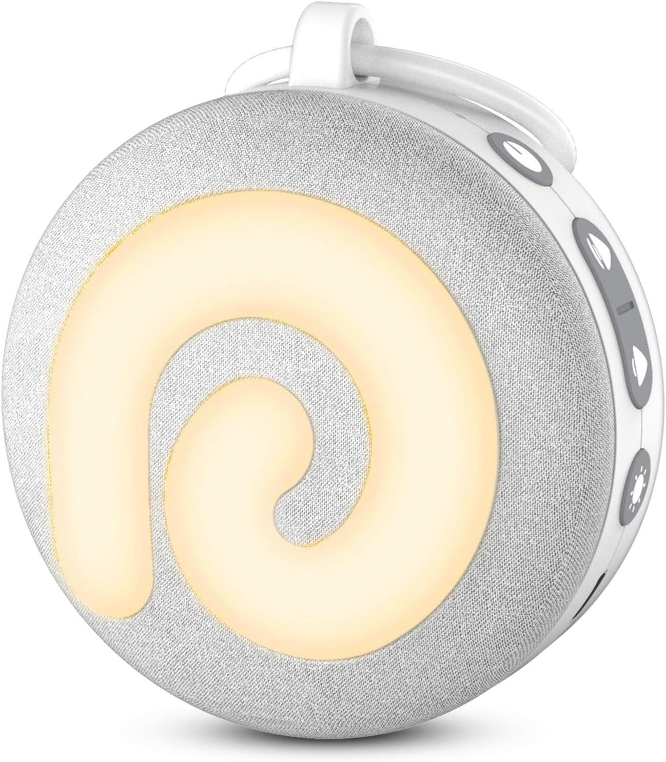 Grey Noise Sound Machine Baby Sleep Aid Night Light Portable Rechargeable