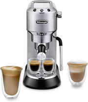 Compact Barista Espresso Maker | 15-Bar Pump Pressure | LatteArt Steam Wand