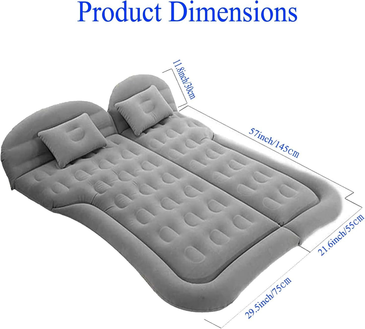 SUV Inflatable Car Mattress Camping Bed – Thick Portable Sleeping Pad