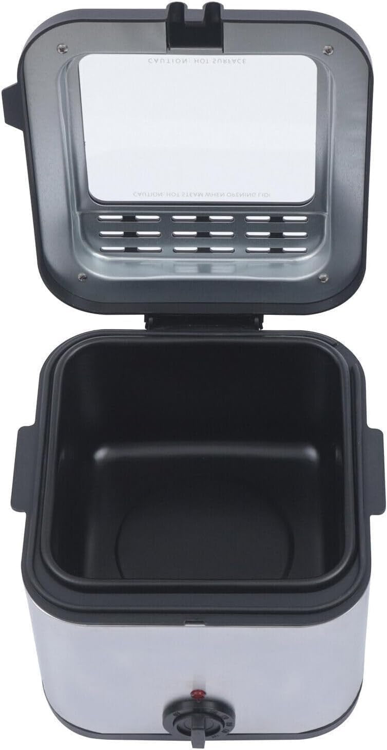2.5L Electric Deep Fat Fryer 1000W Adjustable Temp Removable Basket
