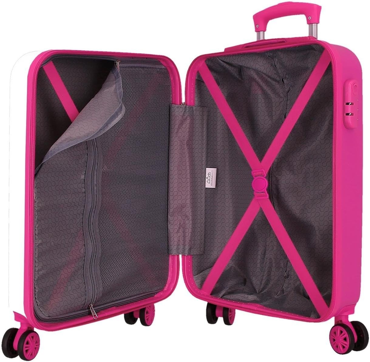 Kids Cabin Suitcase Hard Shell 4 Spinner Wheels Lock Lightweight 55cm