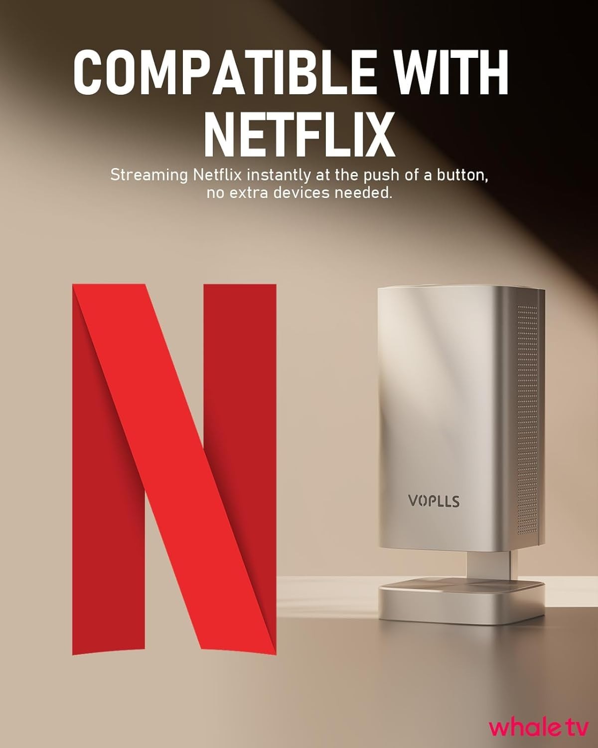 Smart Mini 4K Projector WiFi 6 Bluetooth Auto Focus 1080P Netflix