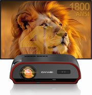 4K Smart Projector 1800 ANSI Daylight Android TV WiFi 6 300”