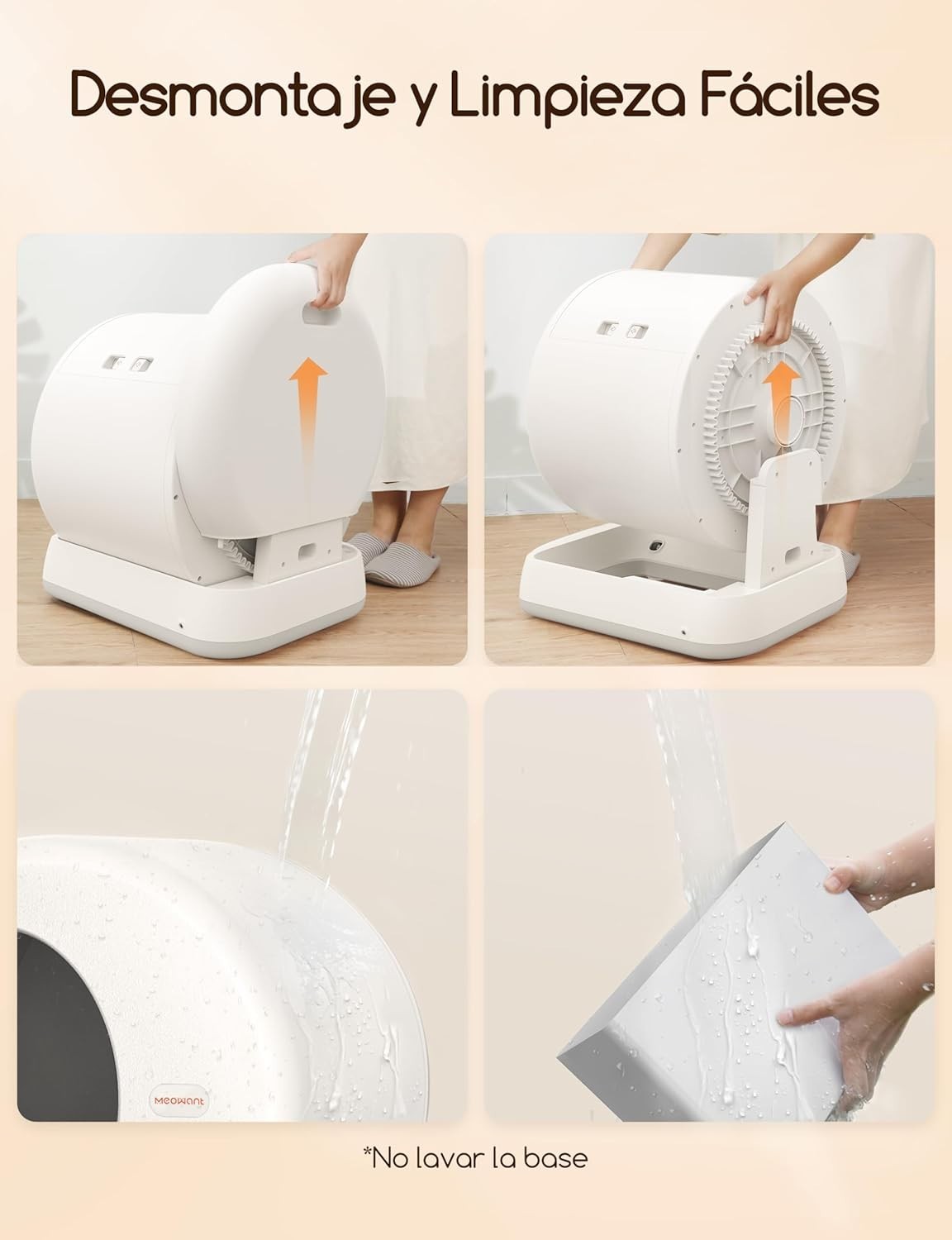 Self Cleaning Cat Litter Box APP Control Anti Pinch Multi Cat Large