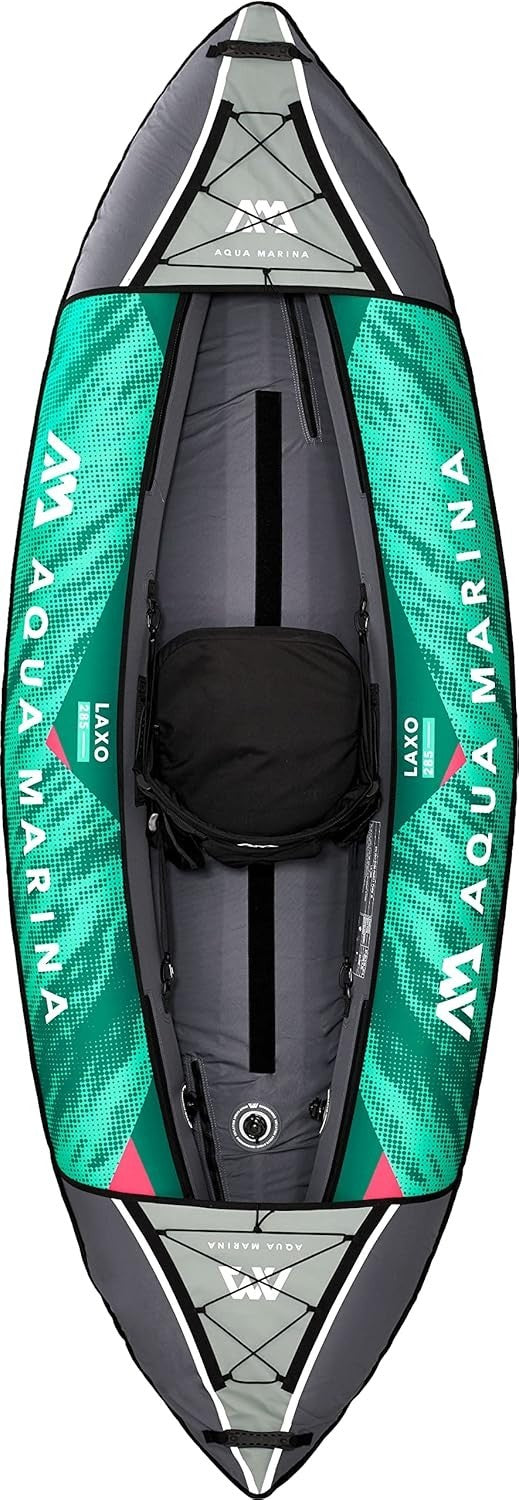 Inflatable Leisure Kayak V Hull Tracking PVC Boat w/ Handles