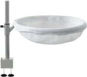 Cat Desk Hammock 360° Rotating Washable Pet Bed White 40cm