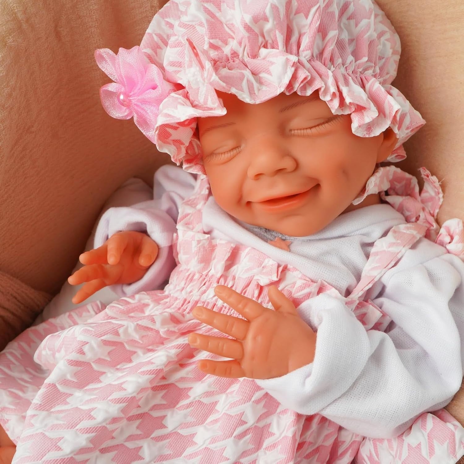 18” Full Silicone Reborn Baby Doll Realistic Sleeping Newborn
