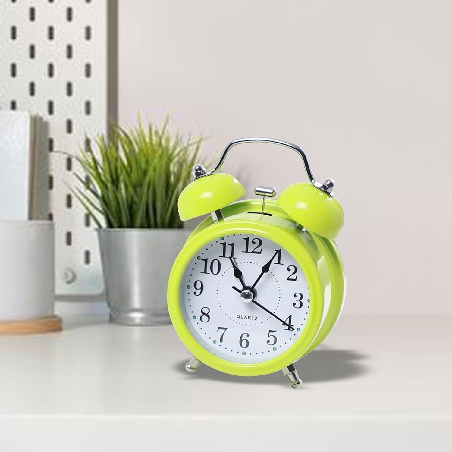 5 Pack Twin Bell Alarm Clocks Luminous Dial Backlight Heavy Sleepers