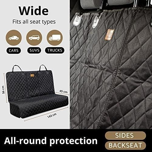 Extra Wide Dog Car Seat Cover Waterproof Non Slip Back Seat Protector