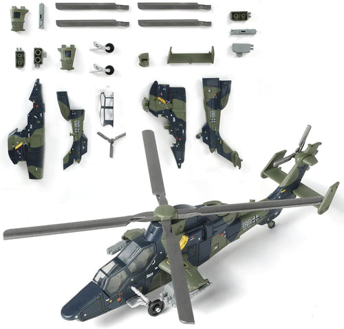 1:72 Scale EC-665 Army Helicopter Model Kit | DIY Military Toy with Movable Part