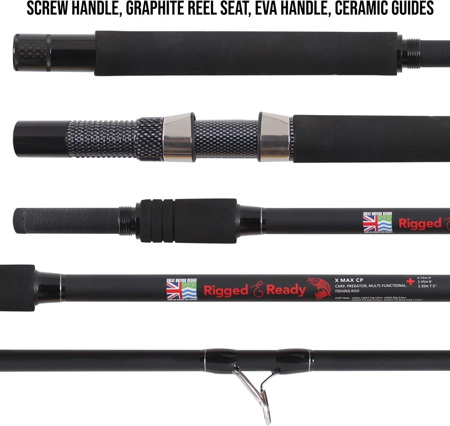 Travel Fishing Rod X Max – 5+ Techniques, Spin, Fresh & Saltwater