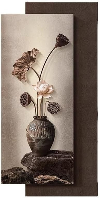 3D LED Wall Art Zen Feng Shui Decor 70x140cm Large A