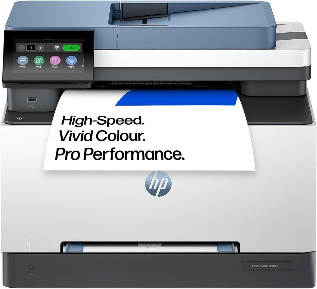White Black Blue A4 Colour Laser MFP Printer WiFi Duplex ADF 25ppm Office