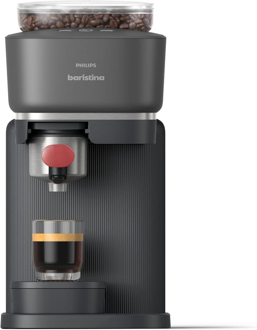 16 Bar Espresso Machine with Grinder | One-Touch Bean-to-Cup | Compact 1.2L