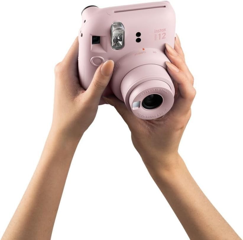 Instant Camera Bundle Pink 20 Film Shots Case Album Photo Display
