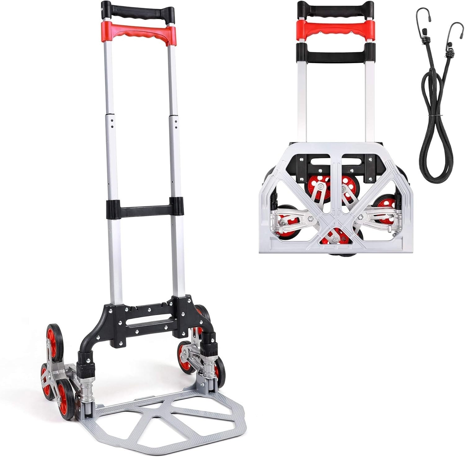 Lightweight Folding Stair Climbing Hand Trolley Aluminium Dolly 35kg