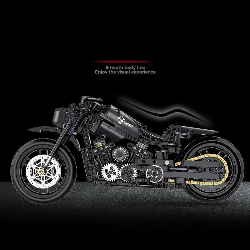 Superbike Motorbike Building Kit 586PCS | 1:8 Scale Display Toy Gift