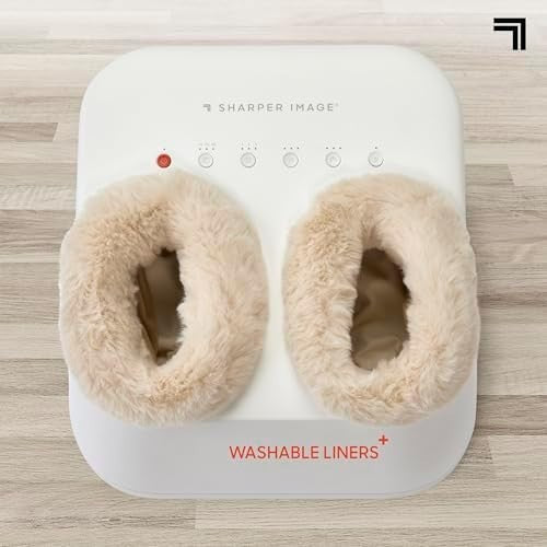 Shiatsu Foot Massager Heat Compression 3 Modes Intensity Timer Ultra-Soft