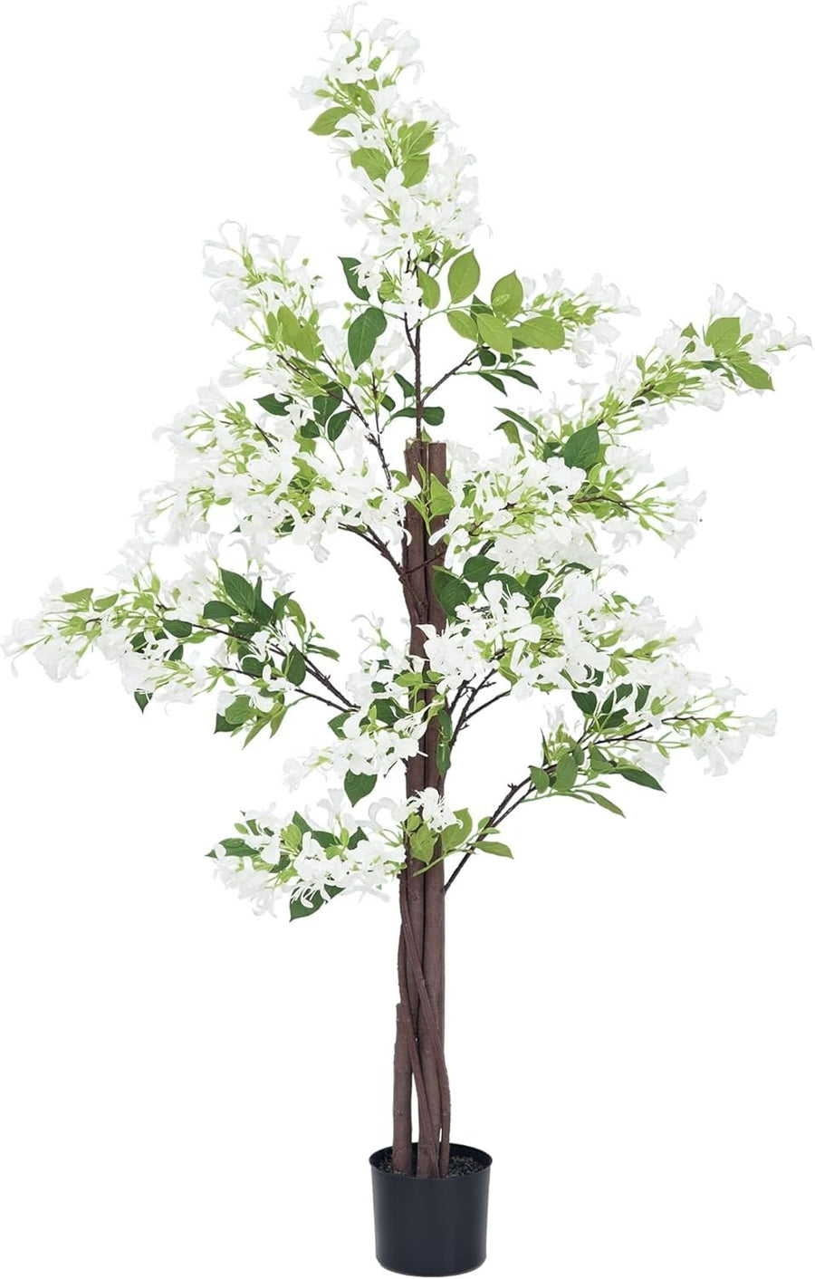150cm Honeysuckle Flower Tree Artificial Plant White Blossoms Indoor Nursery Pot