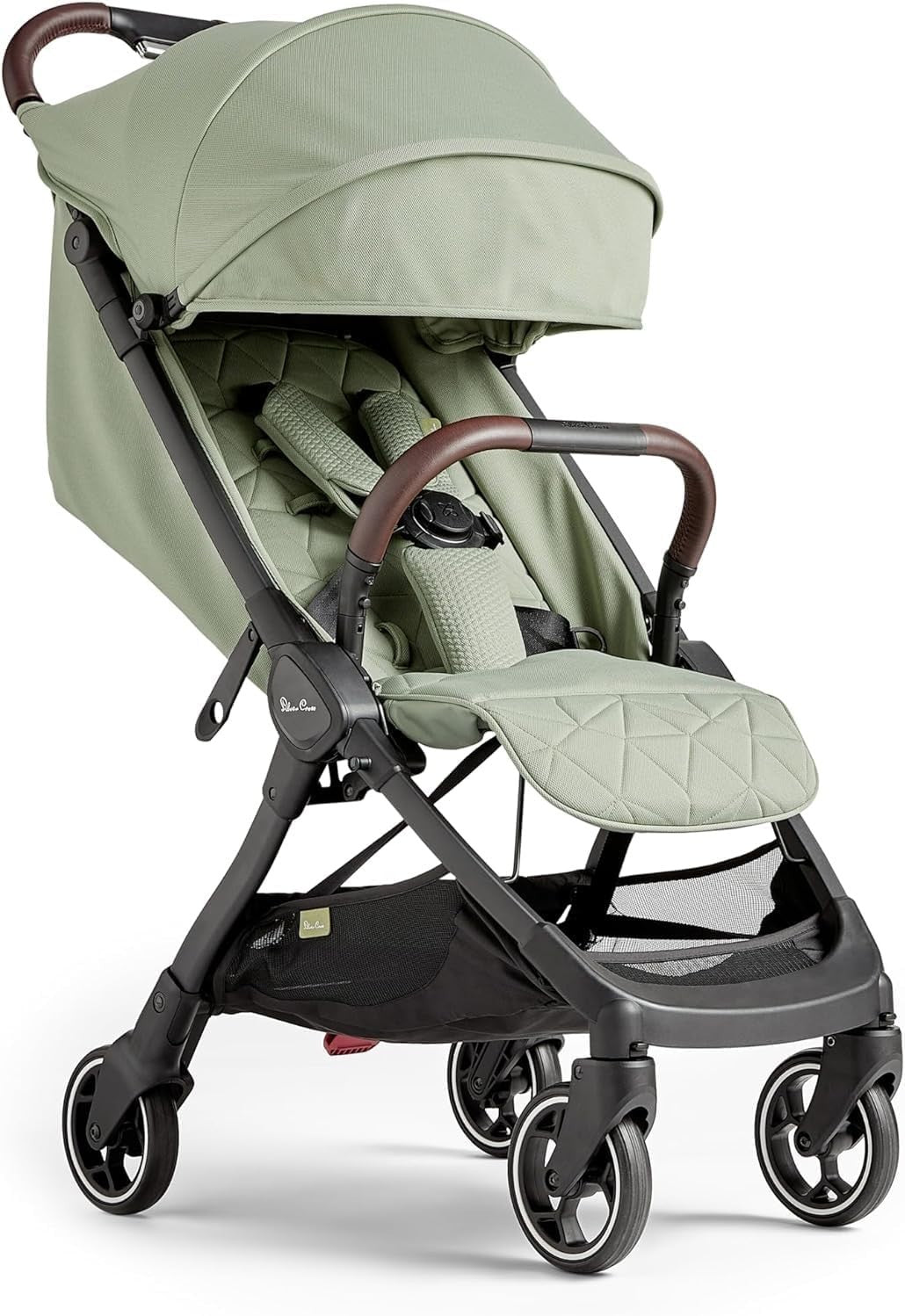 Cabin Size Compact Travel Pushchair One-Hand Fold Lie Flat Newborn–4Y Sage