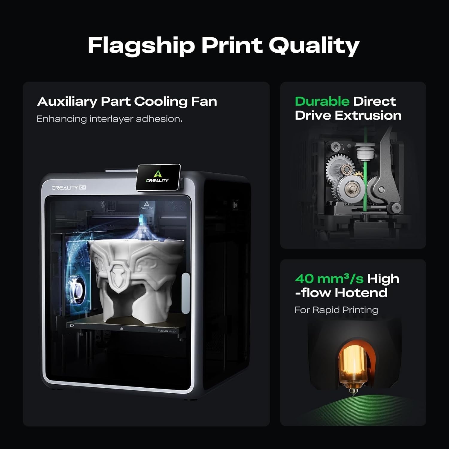 Multicolor High-Speed 3D Printer 600mm/s Auto Level AI Camera 300°C