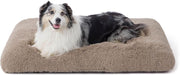 XL Fluffy Dog Crate Bed Washable Anti Slip Anxiety Cushion 104x69cm