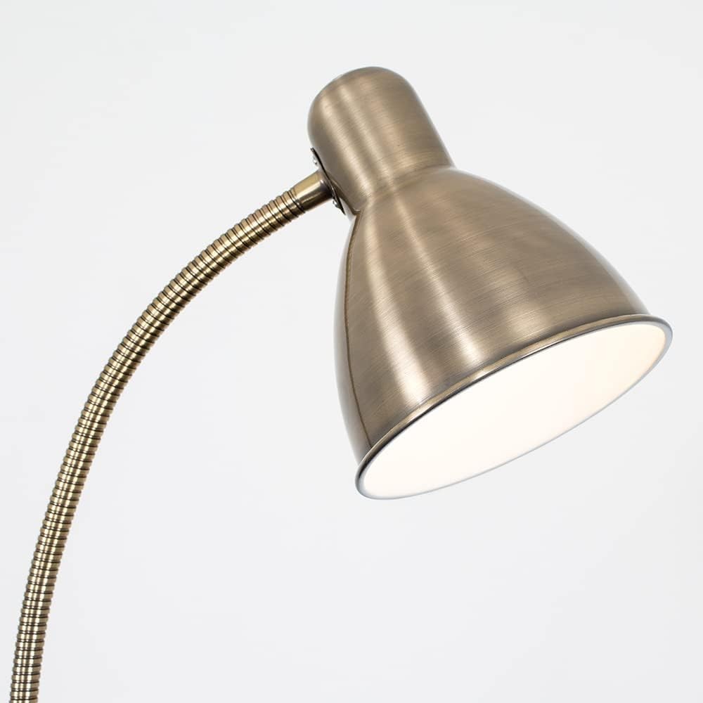 Antique Brass Adjustable Floor Lamp Reading Light Tall Standing Lamp