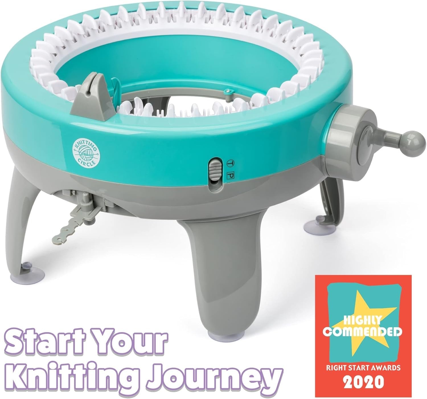 Kids Knitting Machine Craft Kit Beginner Circle Loom Gloves Hats Scarves