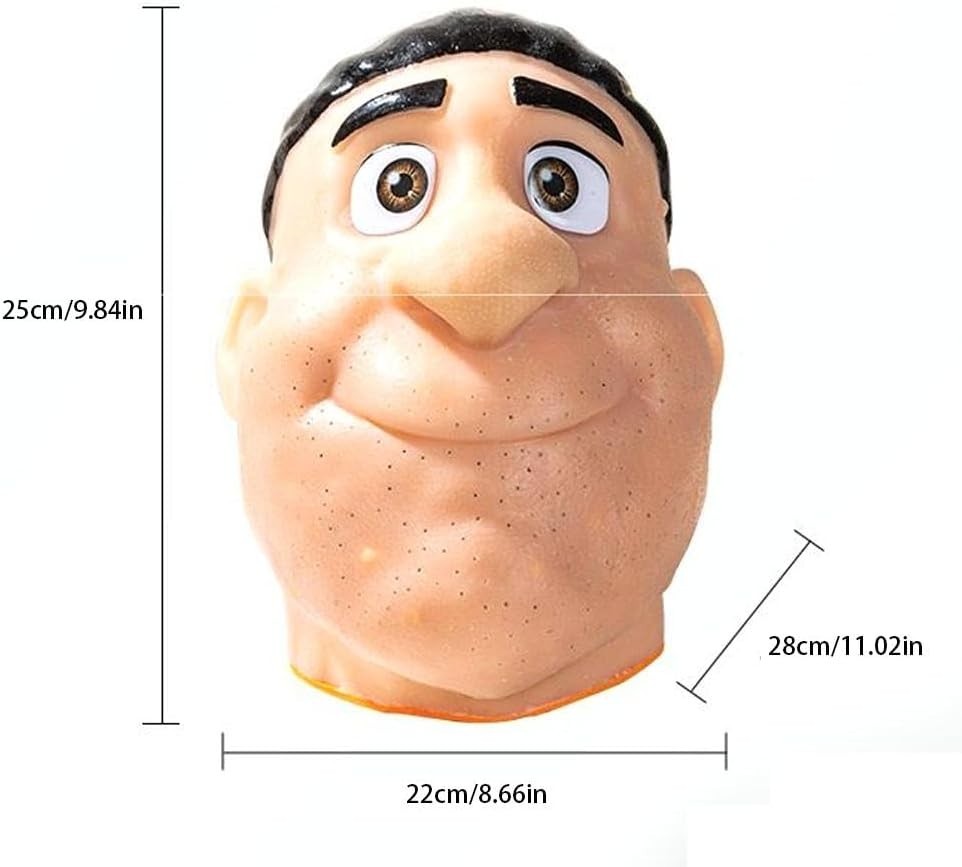 Black Pimple Popper Fidget Face Silicone Zit Stress Relief Toy