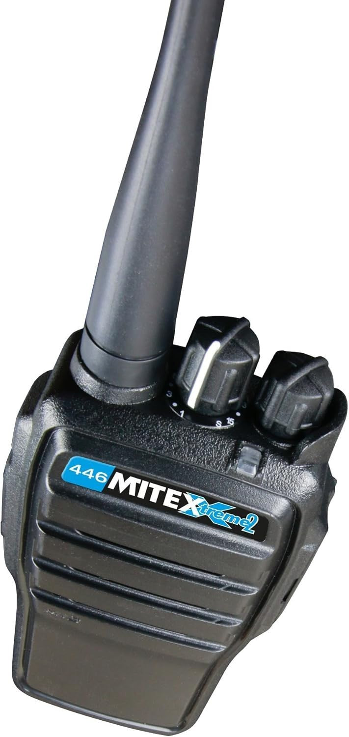 Heavy Duty Walkie Talkies Twin Pack IP66 License Free 16 Channel Radio