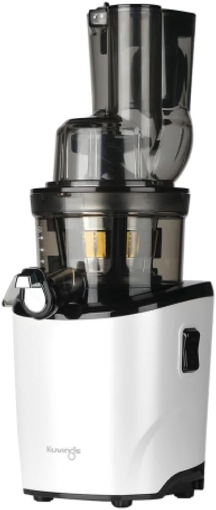 Cold Press Slow Juicer Auto Cutting Dual Feed Chute BPA Free Quiet