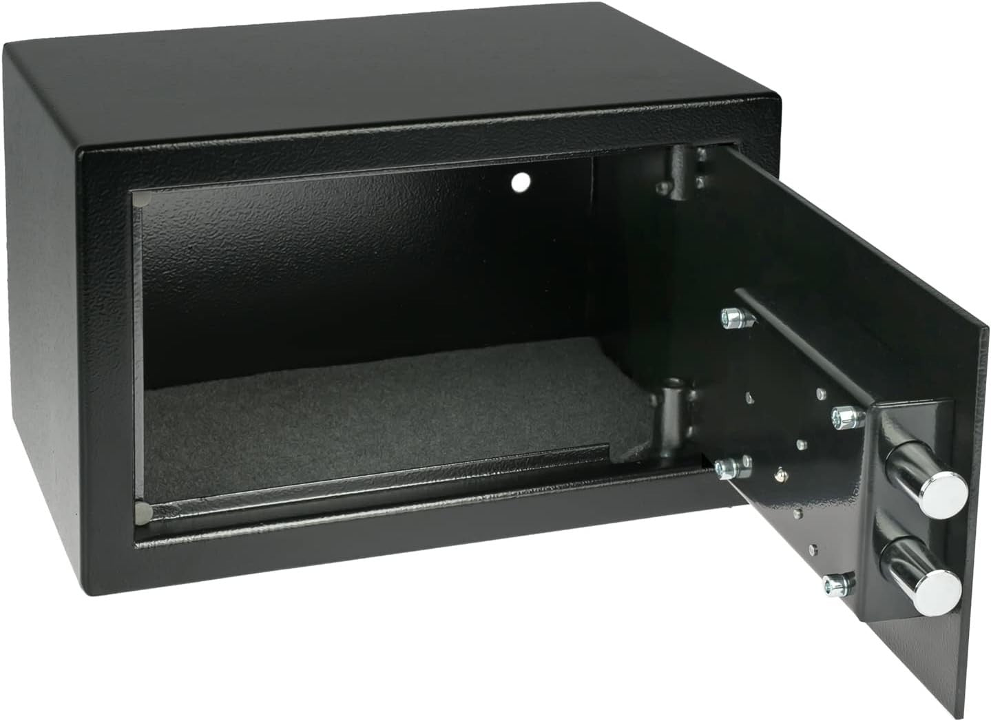 Key Lock Security Safe Box Steel Cash Jewellery Document Home Office