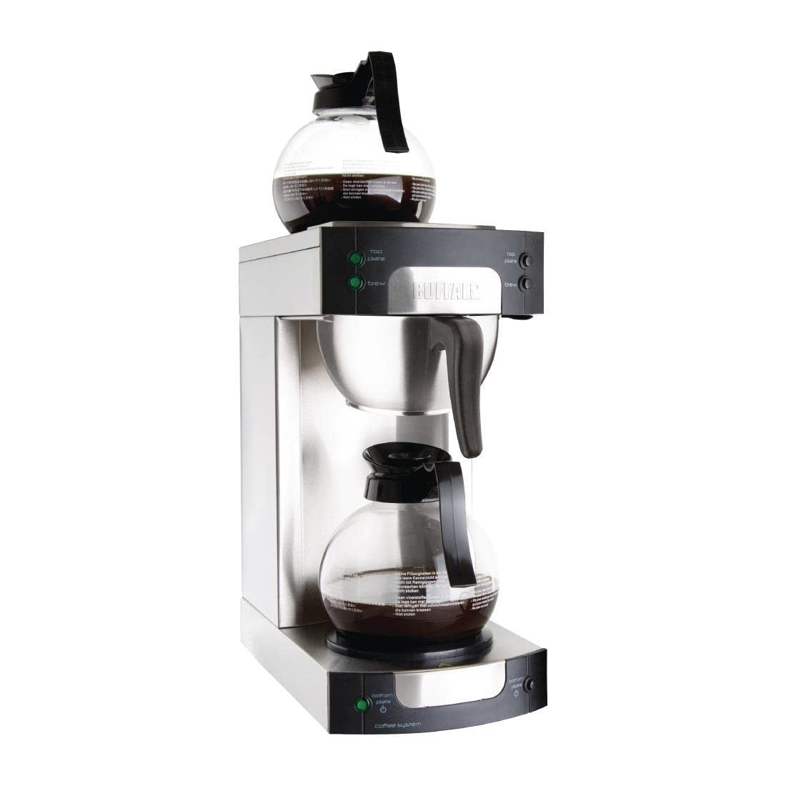 Commercial Filter Coffee Maker 1.7L | Fast Brew 6 Mins | Dual Hotplates