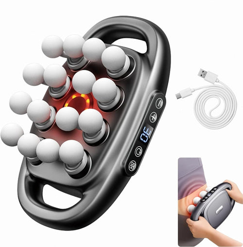 16 Head Deep Tissue Massage Gun Electric Muscle Massager Rechargeable