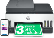All-In-One Grey Wireless Printer Duplex Feeder Scan Copy Fax Home Office