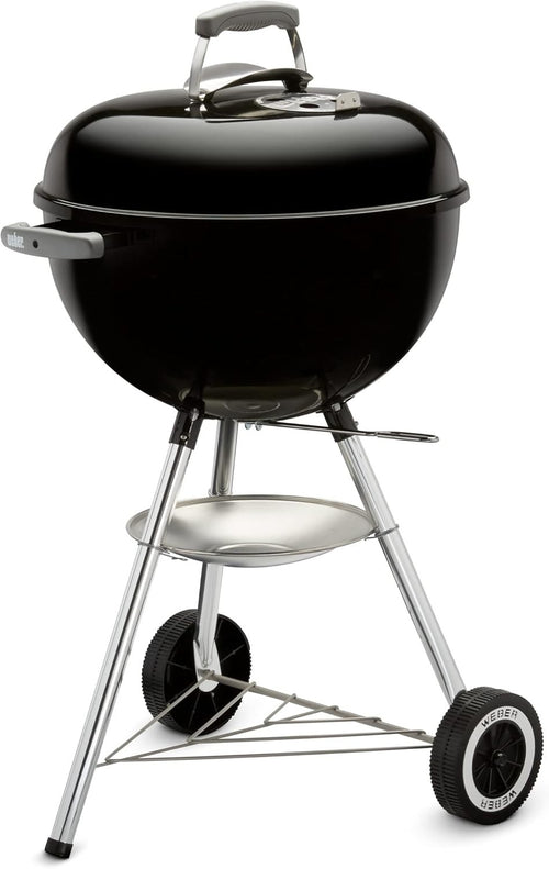 47cm Charcoal Kettle BBQ Grill with Lid Thermometer Tripod Stand Outdoor Cooking