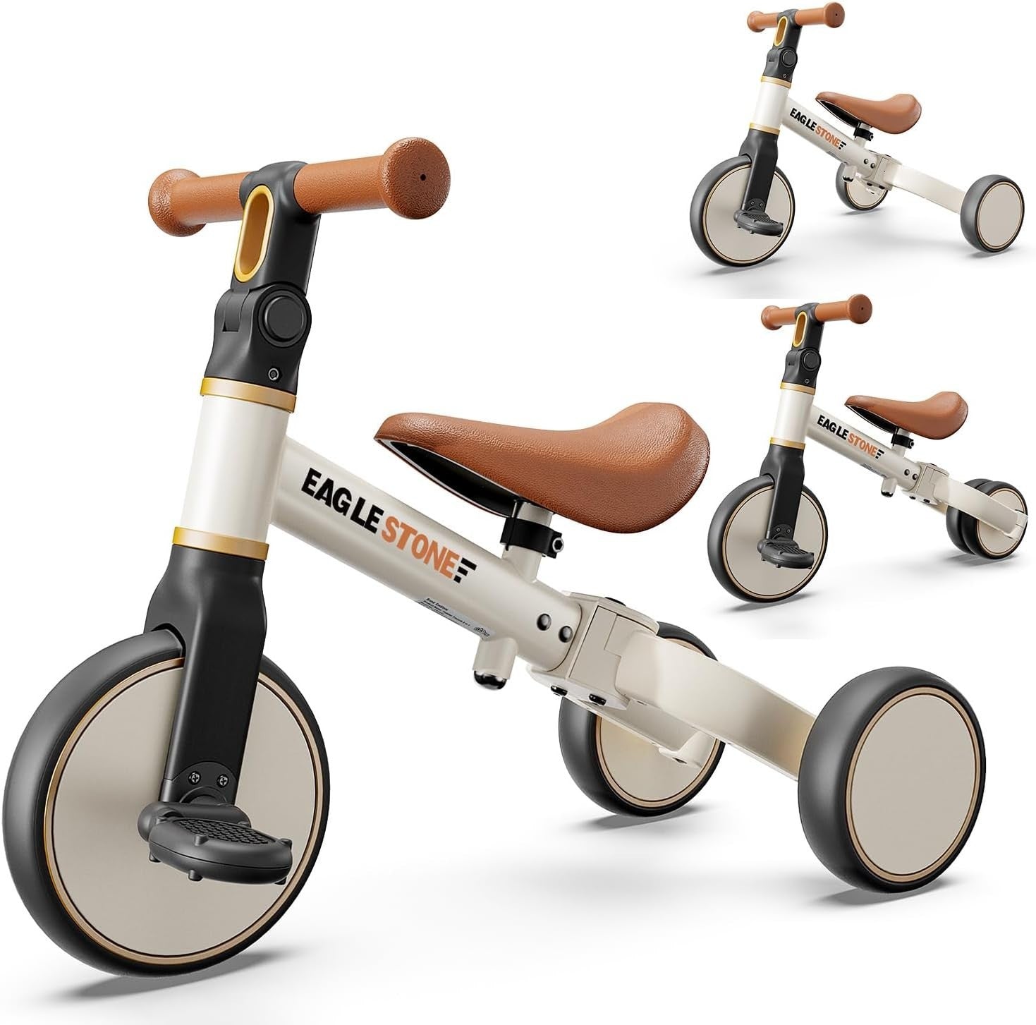3 in 1 Toddler Balance Bike Tricycle Ride On Toy Kids Age 18M-4Y