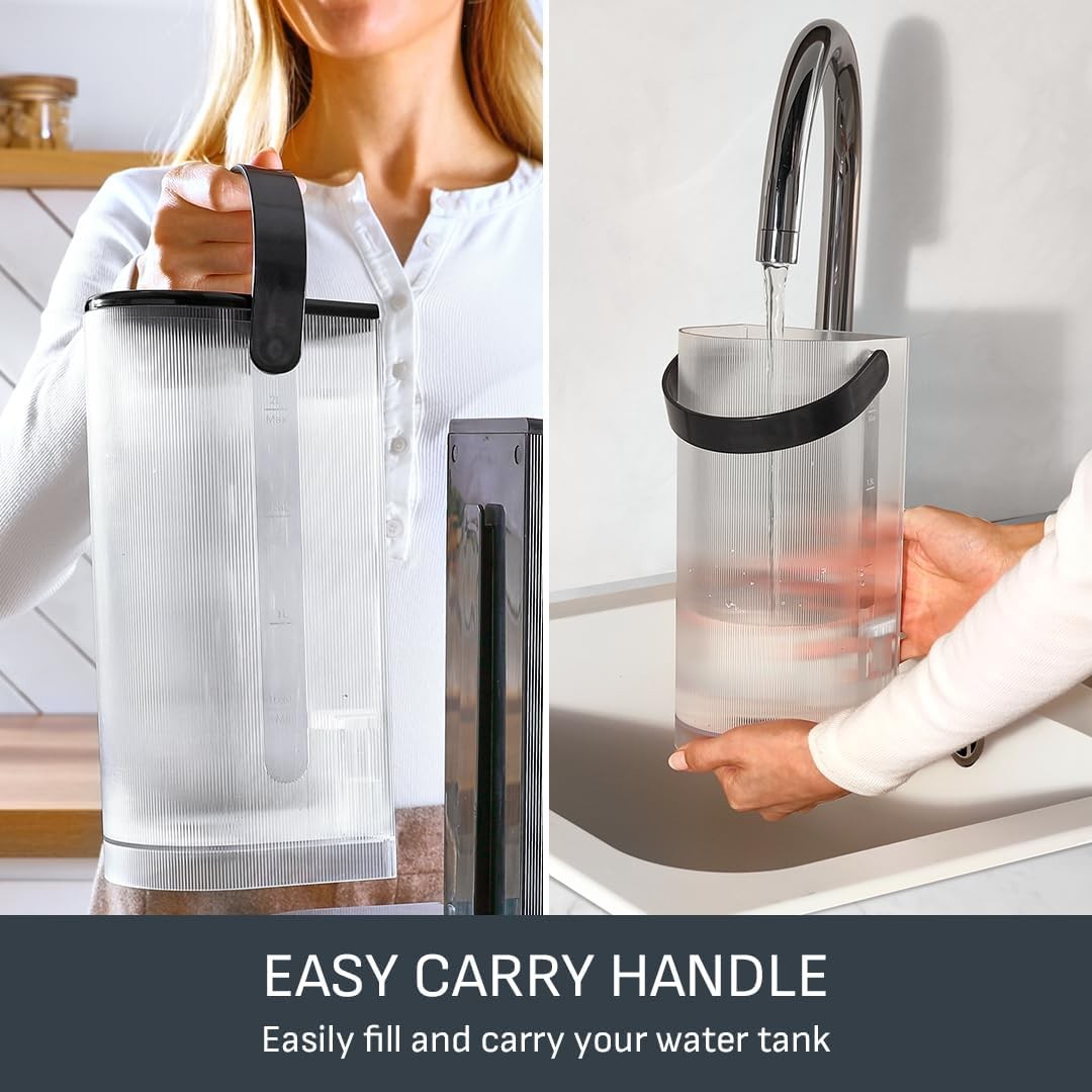 Instant Hot Water Dispenser 2L | Quiet Fast Boil Adjustable Cup Height