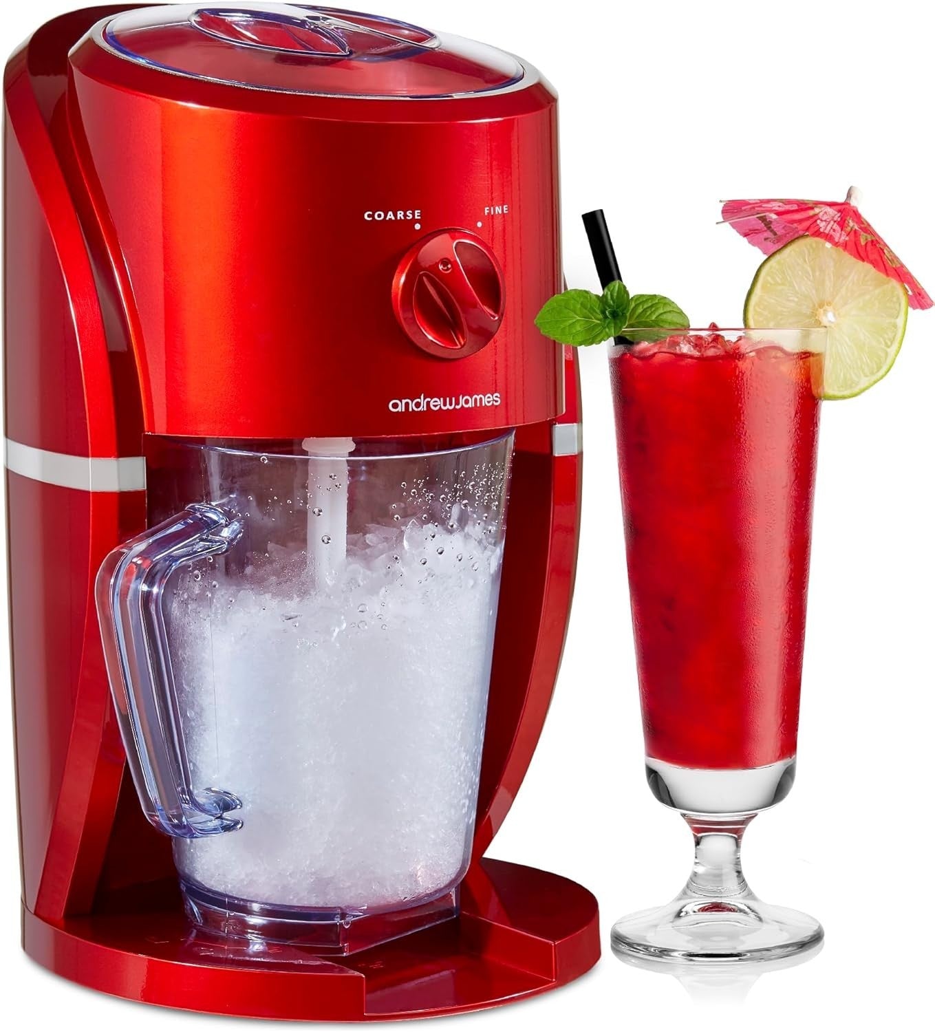 Electric Ice Crusher Slush Machine 1L Ice Maker for Cocktails & Smoothies