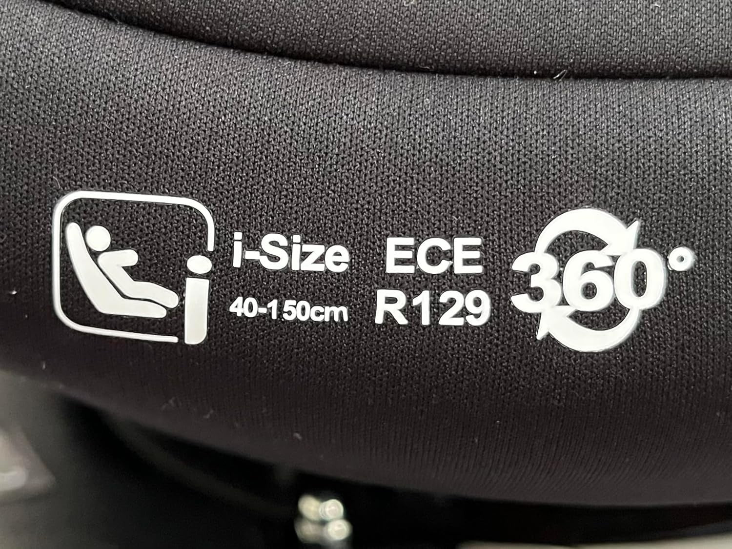 360° Rotating i-Size Car Seat ISOFIX R129 0–36kg Birth to 12 Years Red