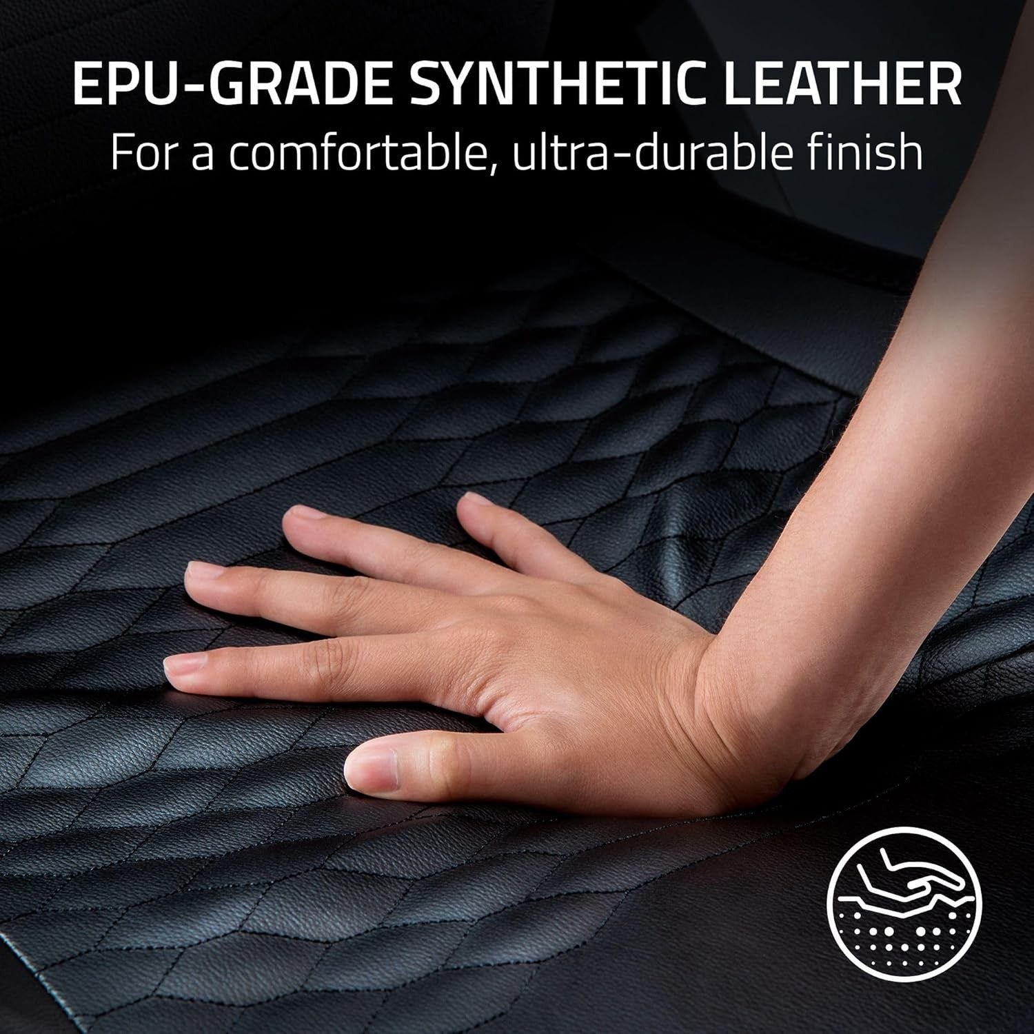 Premium Gaming Chair Adaptive Lumbar 4D Armrests EPU Leather