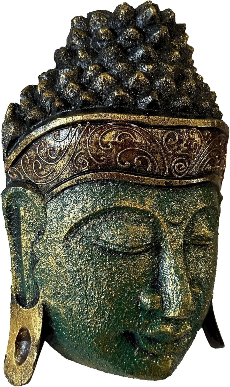 Handcrafted Wooden Buddha Wall Decor Spiritual Hanging Home Office
