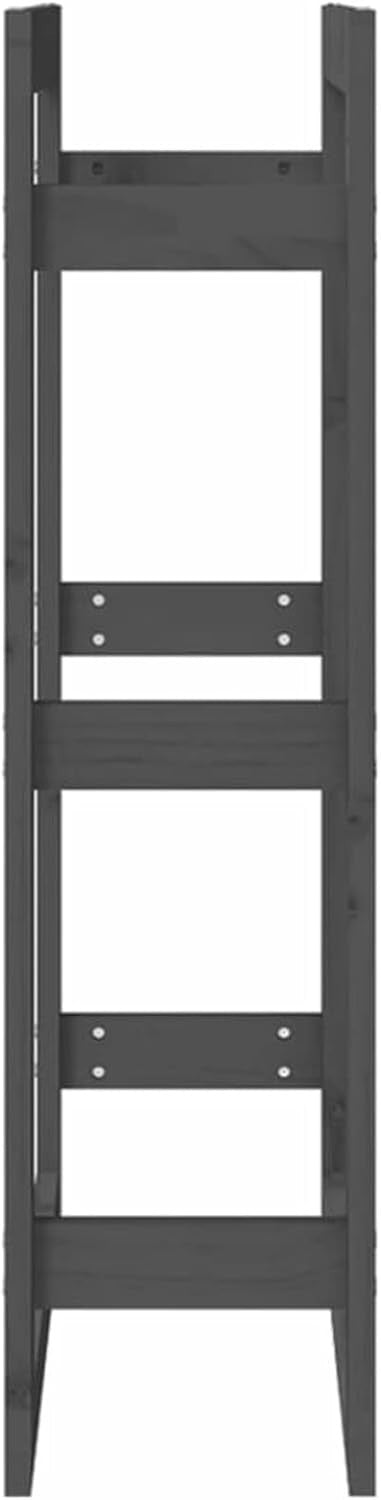 Heavy Duty Indoor Outdoor Wood Firewood Holder Rack 60x25x100cm Pine
