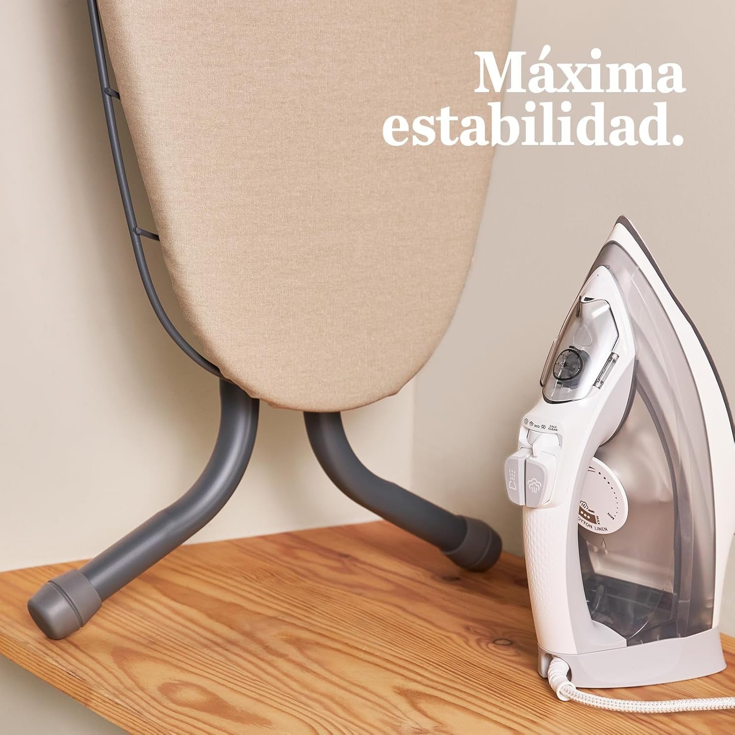 Full Size Ironing Board Adjustable Height Metal Frame Iron Rest