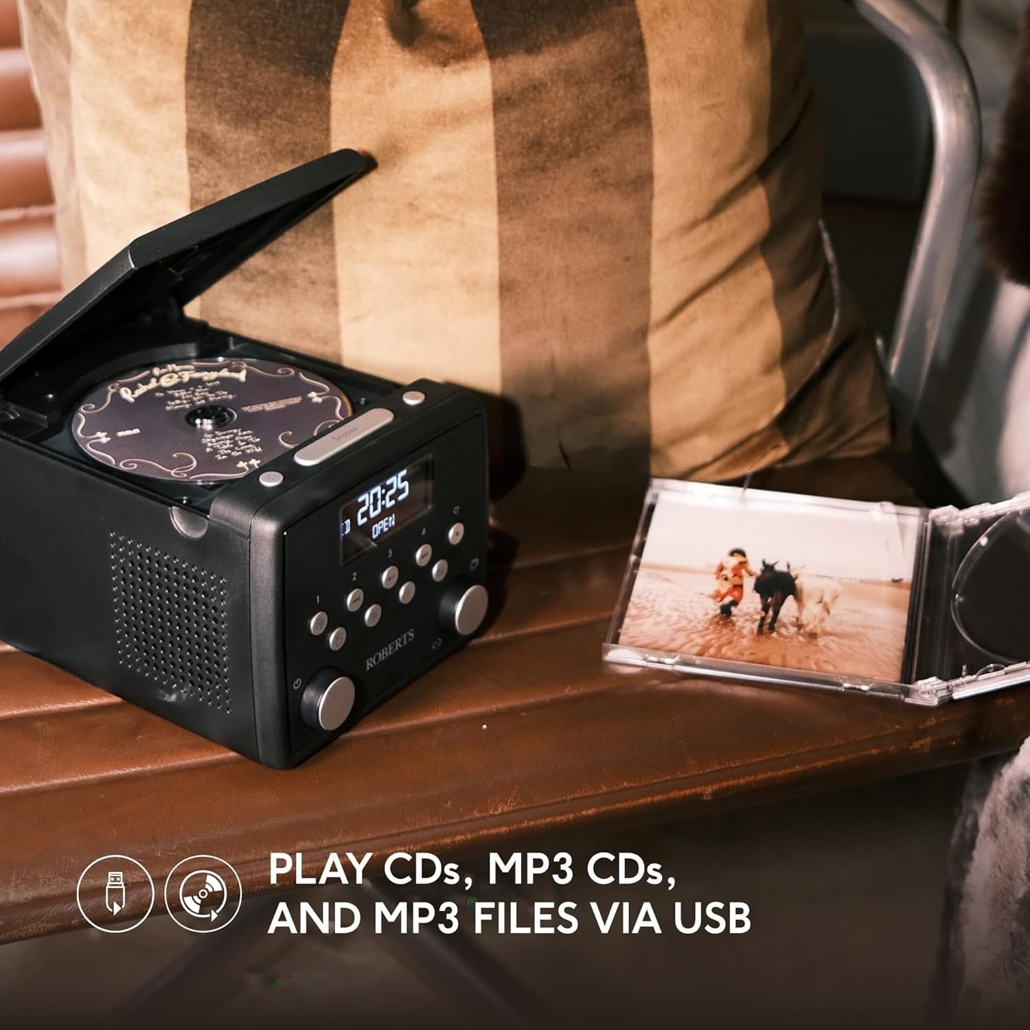 FM/DAB/DAB+ Digital Radio with Bluetooth, CD Player & Alarms