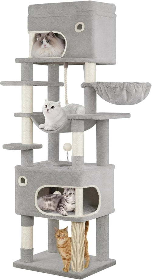 178cm Tall Cat Tree Tower Multi-Level Scratching Posts Condos