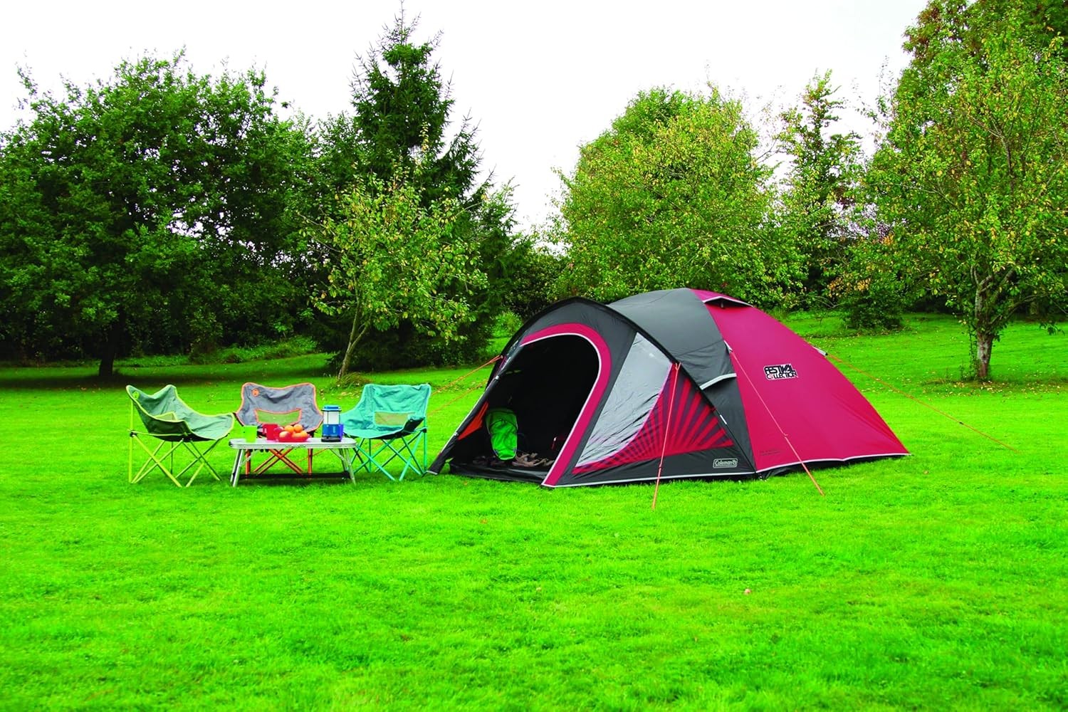 3-4 Man Blackout Festival Camping Tent 100% Waterproof Dome