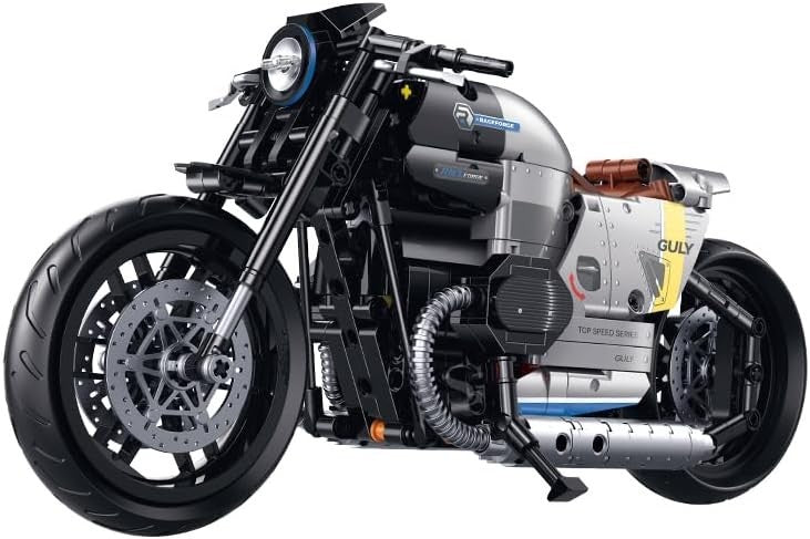 508 PCS Motorcycle Building Blocks Kit - Realistic 12.6” Model, Fun & Educationa