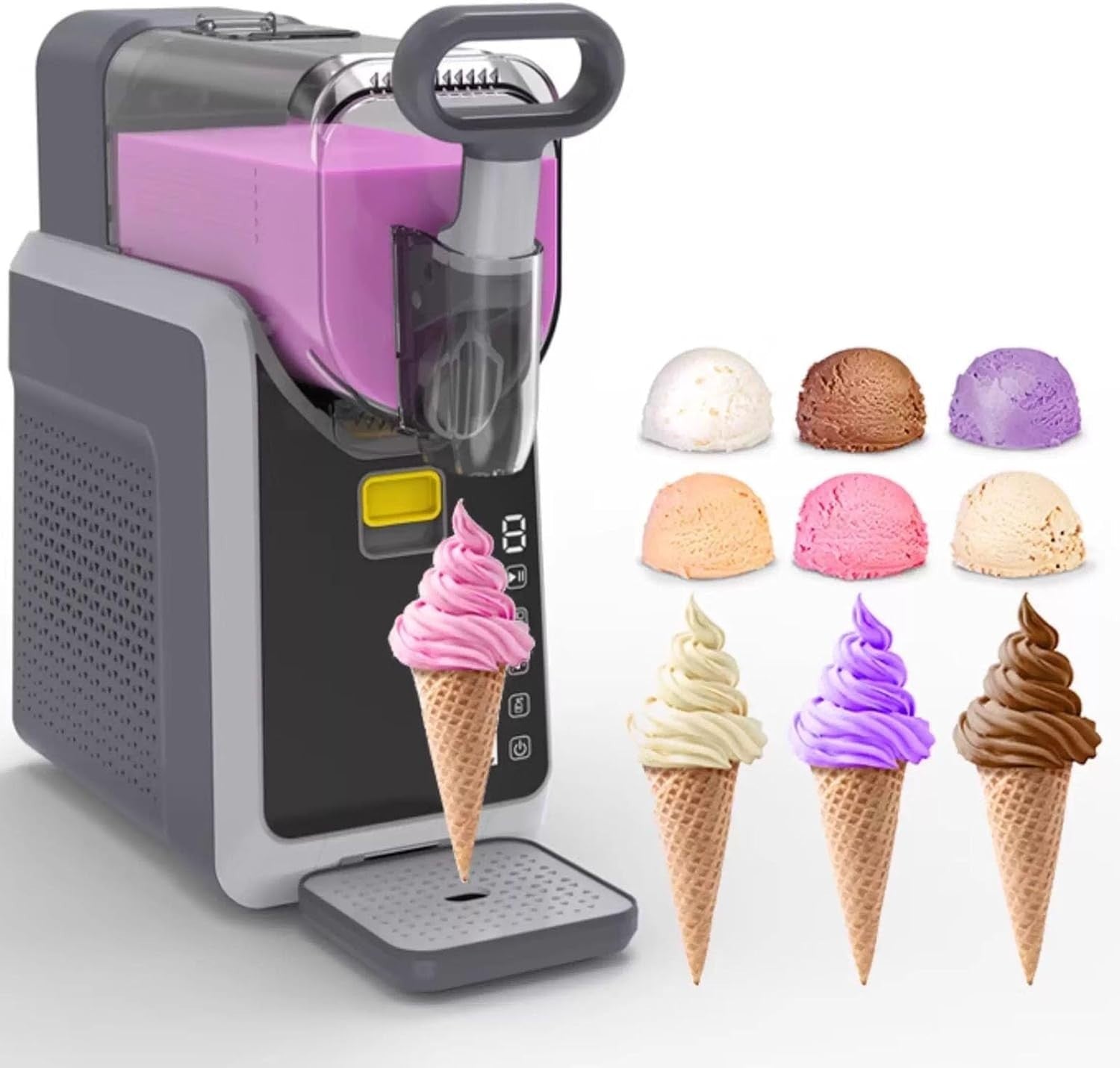 Slushie Machine Home Frozen Drink Maker 2L LCD Auto Clean No Ice Needed