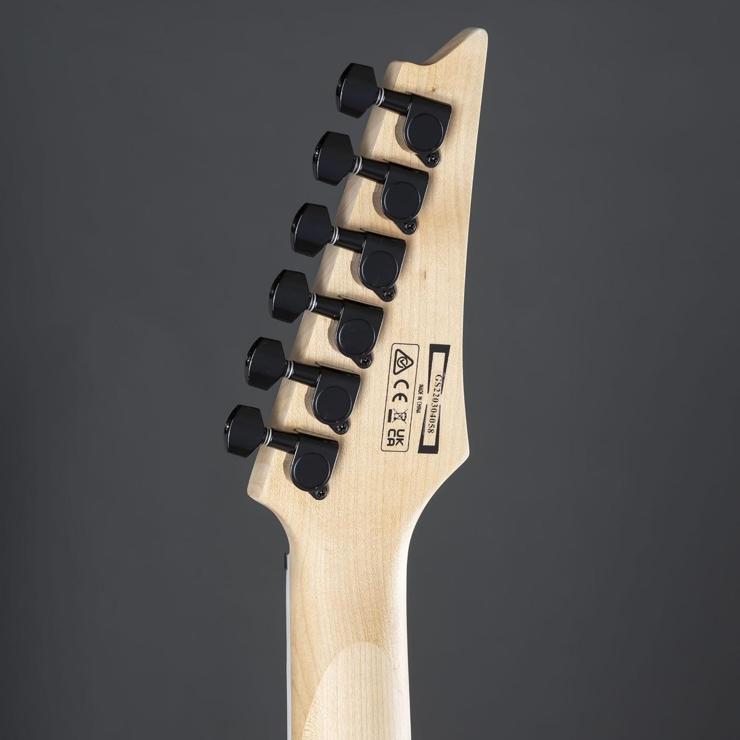 Electric Guitar 6 String Aqua Burst Okoume Body Poplar Burl Top